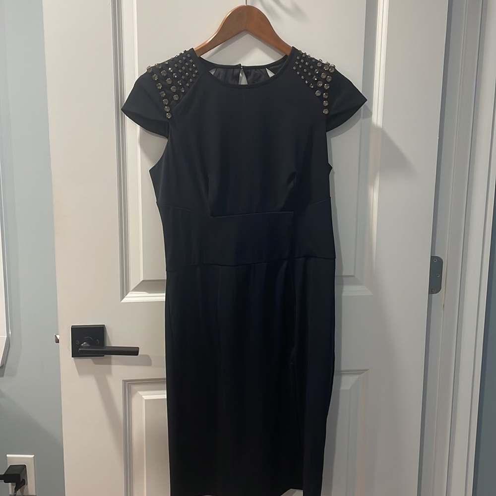 Spotlight by Warehouse Womens Navy Blue Dress (US size 8/ UK size 12)